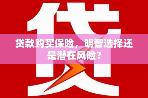 尼玛贷款购买保险，明智选择还是潜在风险？