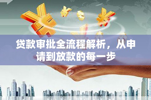 尼玛贷款审批全流程解析，从申请到放款的每一步
