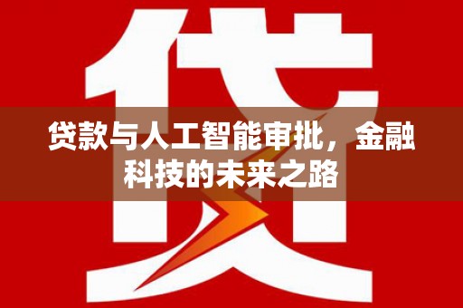 尼玛贷款与人工智能审批，金融科技的未来之路