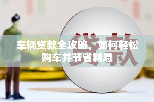 尼玛车辆贷款全攻略，如何轻松购车并节省利息