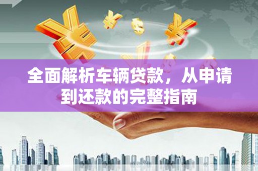 尼玛全面解析车辆贷款，从申请到还款的完整指南