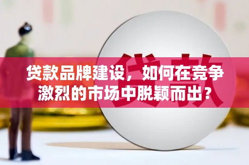 尼玛贷款品牌建设，如何在竞争激烈的市场中脱颖而出？