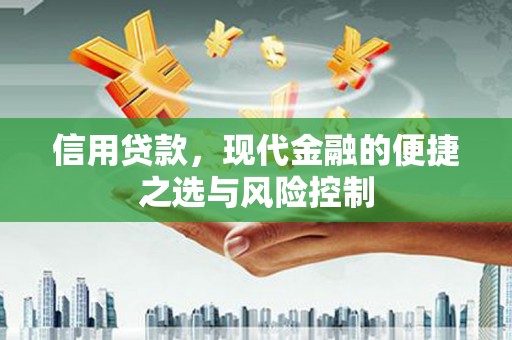 尼玛信用贷款，现代金融的便捷之选与风险控制