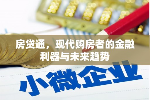 尼玛房贷通，现代购房者的金融利器与未来趋势