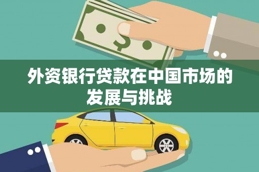 尼玛外资银行贷款在中国市场的发展与挑战