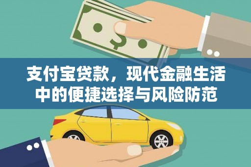 尼玛支付宝贷款，现代金融生活中的便捷选择与风险防范