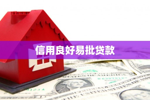 尼玛信用良好易批贷款