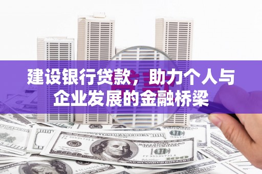 尼玛建设银行贷款，助力个人与企业发展的金融桥梁