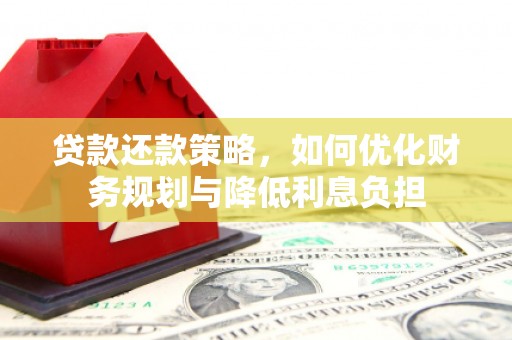 尼玛贷款还款策略，如何优化财务规划与降低利息负担