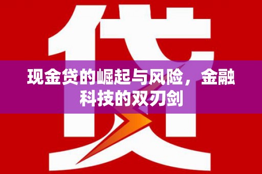 尼玛现金贷的崛起与风险，金融科技的双刃剑
