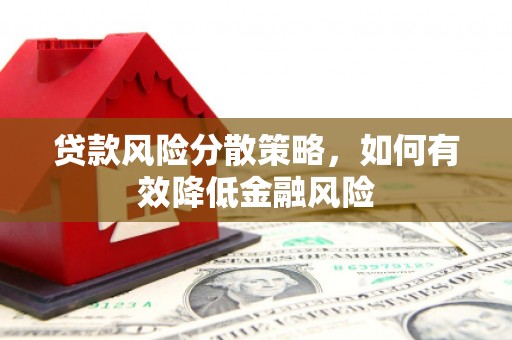 尼玛贷款风险分散策略，如何有效降低金融风险