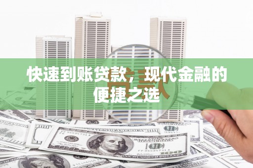 尼玛快速到账贷款，现代金融的便捷之选