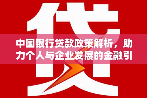 尼玛中国银行贷款政策解析，助力个人与企业发展的金融引擎