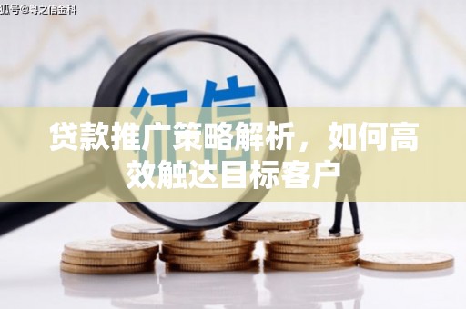 尼玛贷款推广策略解析，如何高效触达目标客户