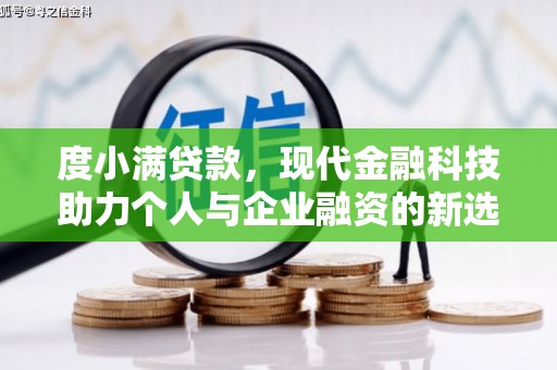 尼玛度小满贷款，现代金融科技助力个人与企业融资的新选择
