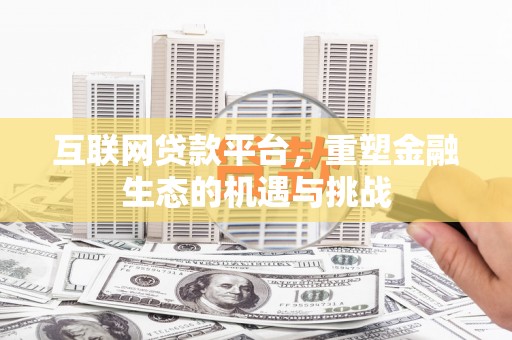 尼玛互联网贷款平台，重塑金融生态的机遇与挑战