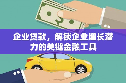 尼玛企业贷款，解锁企业增长潜力的关键金融工具