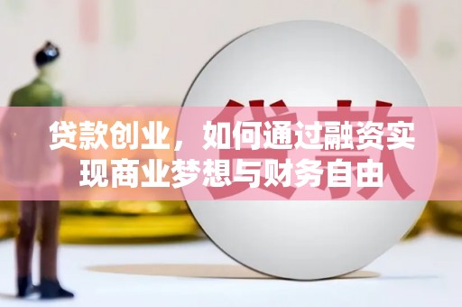 尼玛贷款创业，如何通过融资实现商业梦想与财务自由