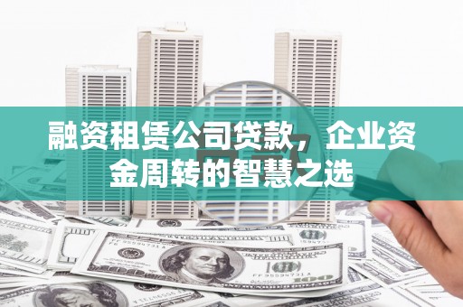 尼玛融资租赁公司贷款，企业资金周转的智慧之选