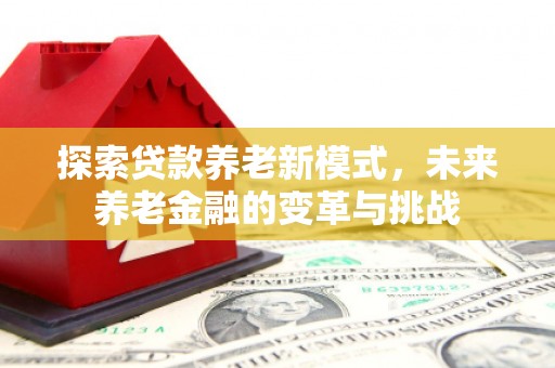 尼玛探索贷款养老新模式，未来养老金融的变革与挑战