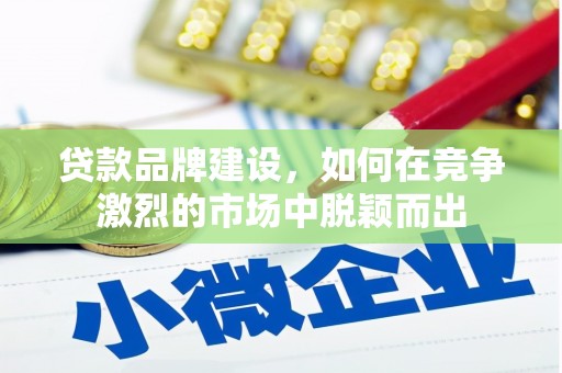 尼玛贷款品牌建设，如何在竞争激烈的市场中脱颖而出