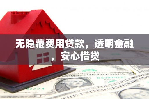 尼玛无隐藏费用贷款，透明金融，安心借贷