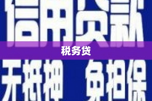尼玛税务贷