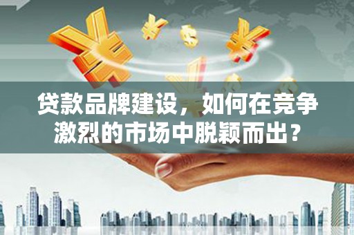 尼玛贷款品牌建设，如何在竞争激烈的市场中脱颖而出？