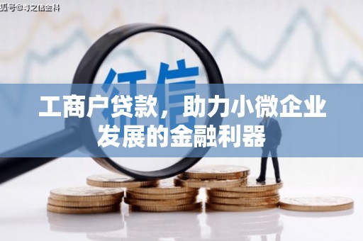 尼玛工商户贷款，助力小微企业发展的金融利器
