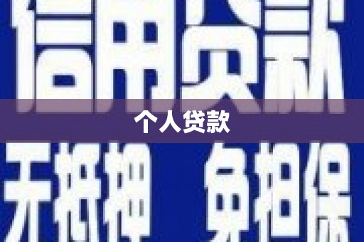 尼玛个人贷款