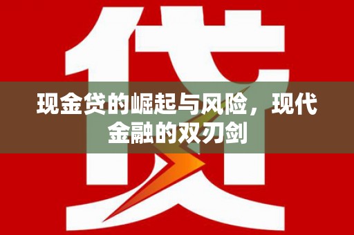 尼玛现金贷的崛起与风险，现代金融的双刃剑