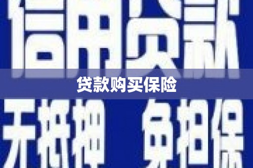 尼玛贷款购买保险