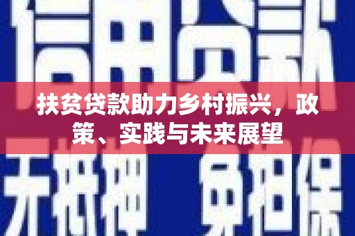 尼玛扶贫贷款助力乡村振兴，政策、实践与未来展望