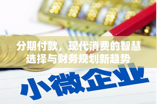 尼玛分期付款，现代消费的智慧选择与财务规划新趋势