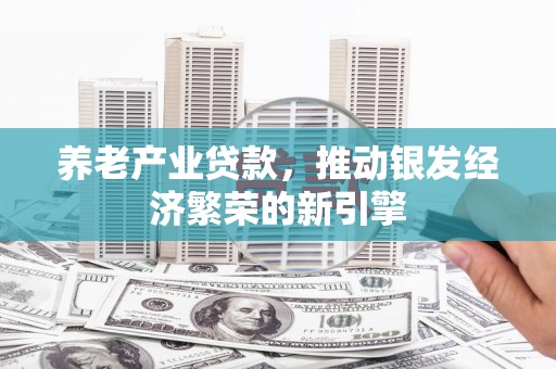 尼玛养老产业贷款，推动银发经济繁荣的新引擎