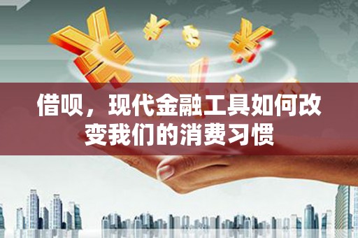 尼玛借呗，现代金融工具如何改变我们的消费习惯