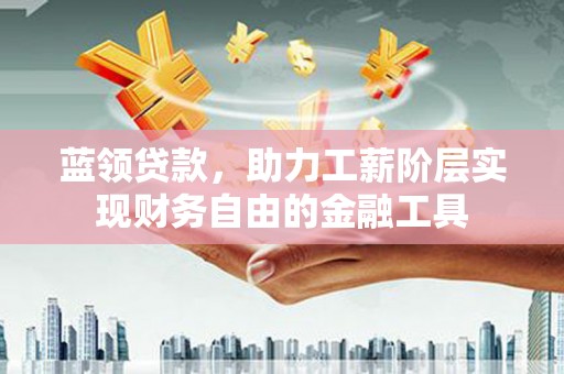 尼玛蓝领贷款，助力工薪阶层实现财务自由的金融工具