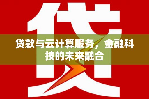 尼玛贷款与云计算服务，金融科技的未来融合