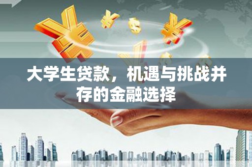 尼玛大学生贷款，机遇与挑战并存的金融选择