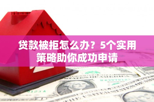 尼玛贷款被拒怎么办？5个实用策略助你成功申请
