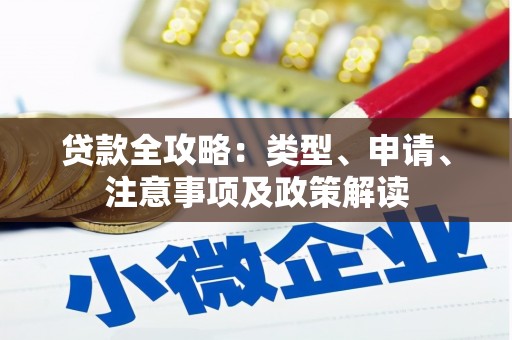 尼玛贷款全攻略：类型、申请、注意事项及政策解读